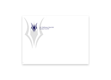 A6 Announcement Envelope, Square-Flap || Custom Envelopes || Full Color, Front Only