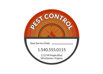 Circle Labels || Outdoor Custom Labels || 2 1/2", Full Color