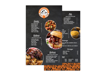 Sheet Menu || Custom Menus || 8.5" x 14"