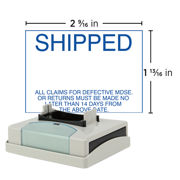 Xstamper® N81 VersaDater Impression Frame Only || Custom Pre-Inked Date Stamps || 1 13/16" x 2 9/16", No Date