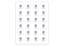 Circle Sheet Labels || Custom Laser Sheet Labels || 1 2/3", 24/Sheet, 1 Color