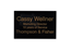 Engraved Black Metal Plate || Custom Indoor Signs || Horizontal, 3" x 2", Gold Imprint