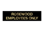 Engraved Black Metal Plate || Custom Indoor Signs || Horizontal, 8" x 2", Gold Imprint